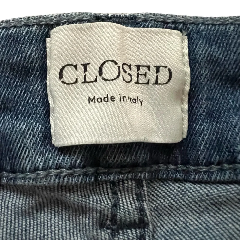 Closed Baker Slim Straight Jeans 29 Candiani Italian Denim Mid Wash Blue - Picture 12 of 16